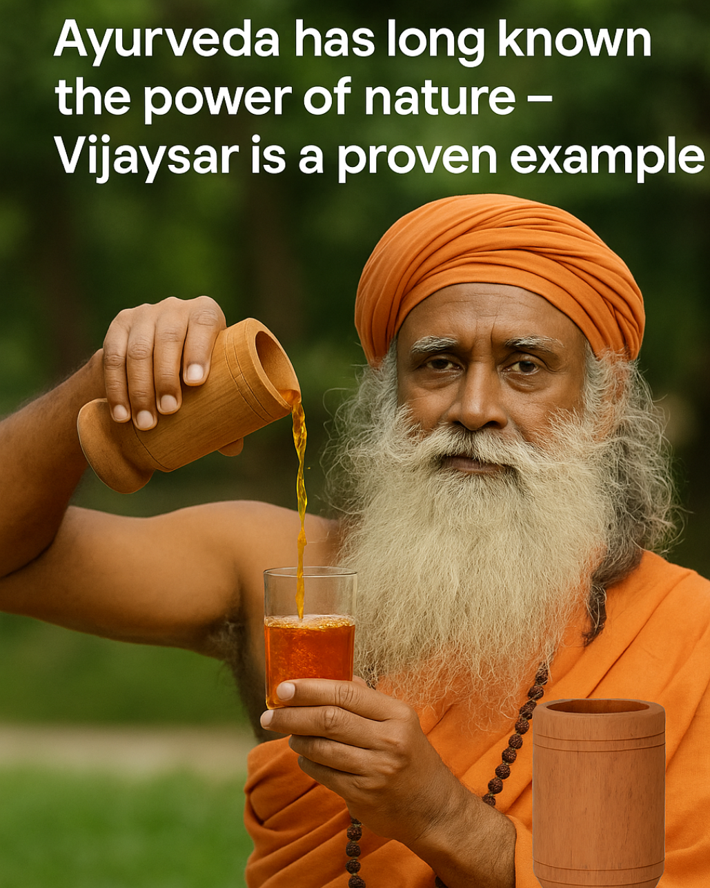 Original Vijaysar wood Sugar Control Glass – Ayurvedic Way to Manage Sugar Levels